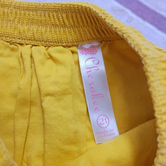 Cherokee mustard bubble skirt 2T - Picture 3 of 4